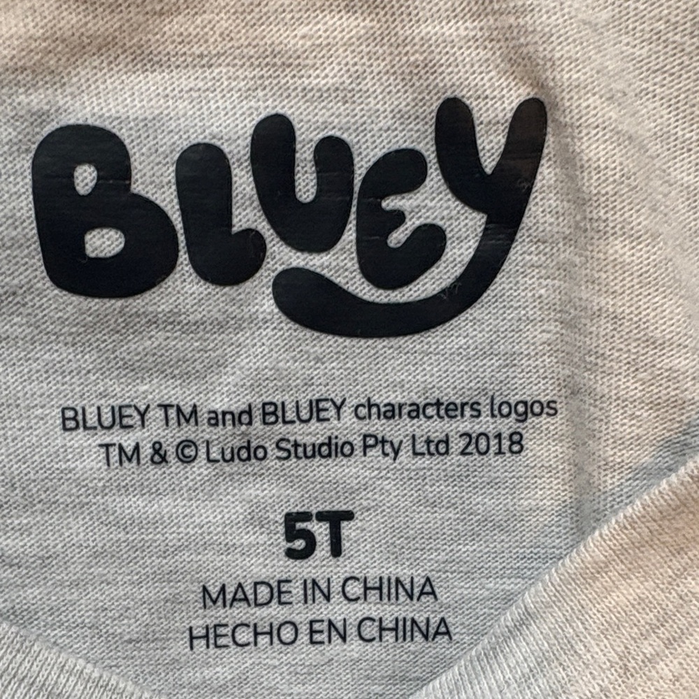 NWOT Bluey Sweatpants and  top Set  5t Boys - Picture 6 of 6